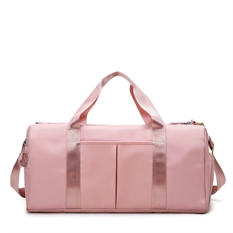 Fashionable Nylon Foldable & Expandable Dry Wet Waterproof Duffel Gym Bag for Yoga Weekend Travel & Shoulder Luggage