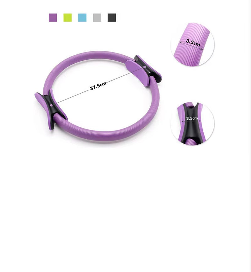 Home Gym High Elastic Force Fitness Exercise Custom Logo Magic Circle Toning Strength Core Trainer Thigh Yoga Pilates Ring