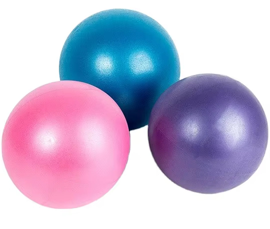 Hot Pilates 25CM Wheat Straw Yoga Ball - Beginner Balance Fitness Ball, PVC Pregnancy Recovery Ball