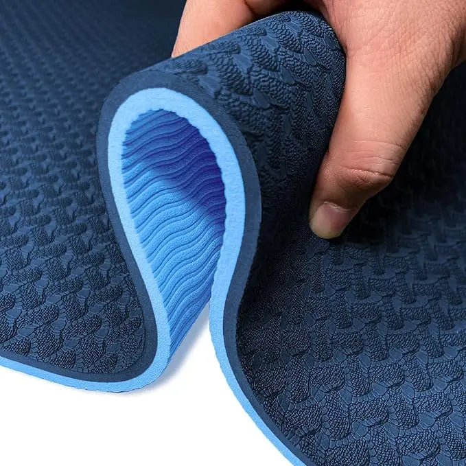 Wholesale High Quality TPE Yoga Mat Eco-Friendly 6Mm/8Mm Thickness Durable Non-Slip Folding for Home Exercise & Body Building