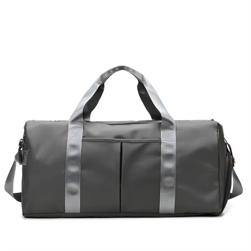 Fashionable Nylon Foldable & Expandable Dry Wet Waterproof Duffel Gym Bag for Yoga Weekend Travel & Shoulder Luggage