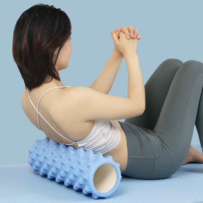 Conveniently Sized 33CM 13Inch Relieve Tension Yoga Back Roller Massager Sport Strong Load Bearing Capacity Custom Foam Roller