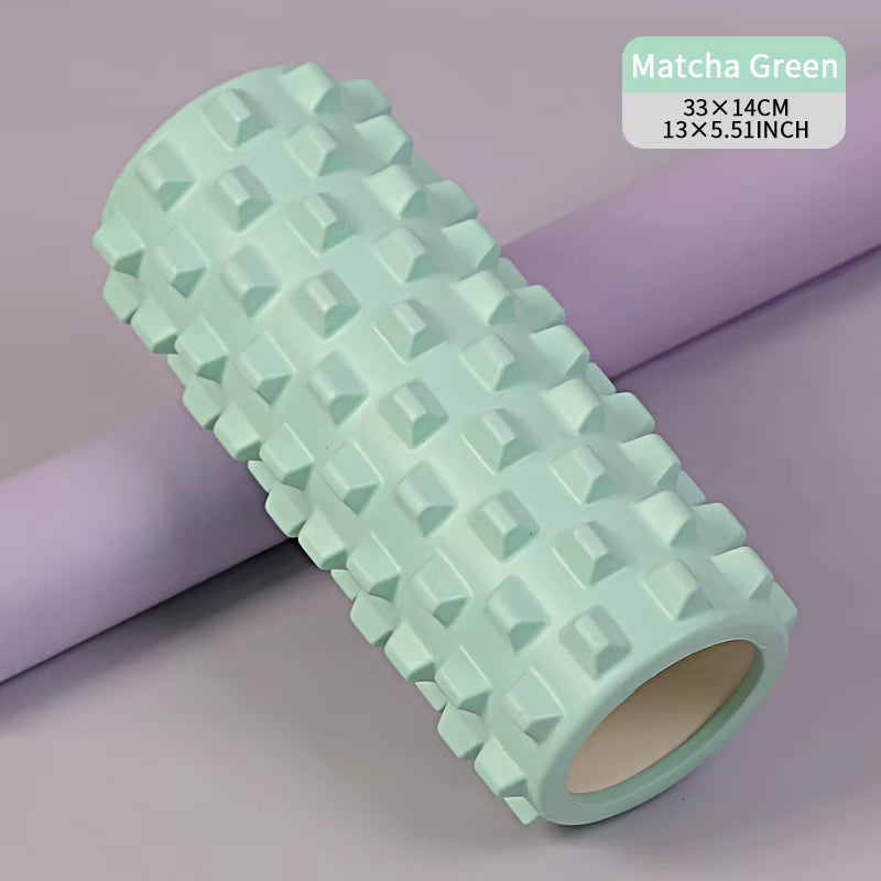 Conveniently Sized 33CM 13Inch Relieve Tension Yoga Back Roller Massager Sport Strong Load Bearing Capacity Custom Foam Roller