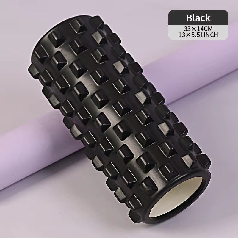 Conveniently Sized 33CM 13Inch Relieve Tension Yoga Back Roller Massager Sport Strong Load Bearing Capacity Custom Foam Roller