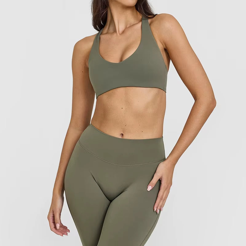 Roregal High Quality Running Sports Bras Yoga Tank Top Fitness Bra Sports Women Raceback Sport Bra for Girls